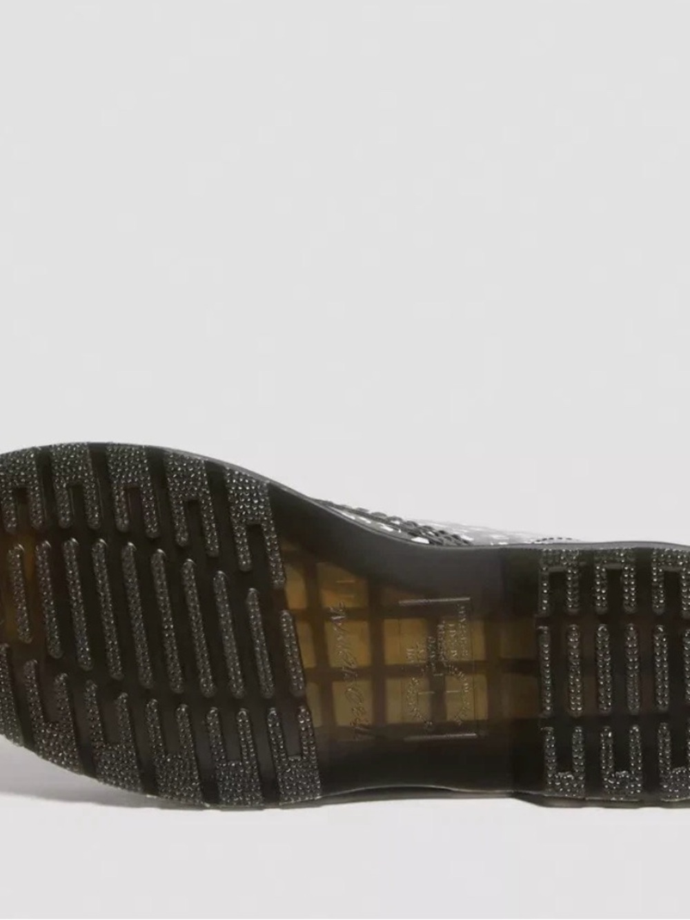 Dr. Martens new NWT no box Women's 1460 Leather combat Boots Gunmetal Leopard 9 - Picture 7 of 8